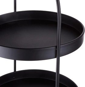 SIDELINE emeletes tálaló, fekete 35cm