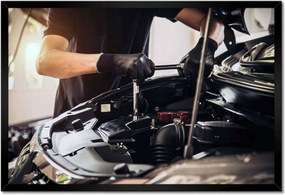 Poszterek keretben 60x40 Autó motor javítás