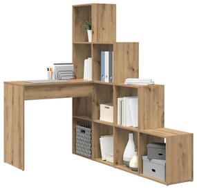 Sarokíróasztal kézműves tölgy 101,5 x 149,5 x 149,5 cm Faanyag