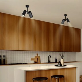 Brilagi - Spotlámpa SELE VERTICAL 2xGU10/30W/230V fekete