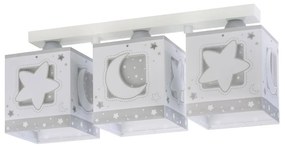 Dalber 63233NE - Gyerek mennyezeti lámpa MOONLIGHT 3xE27/60W/230V