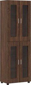 vidaXL Magasfiú polcokkal FLORIN Barna Tölgy 60 x 35 x 182 cm Faanyag