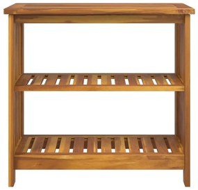 Kerti szekrény polcokkal tárolóval Barna 75 x 35 x 70cm