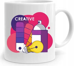 Ajándék Bögre Creative Számítógépes Grafikusnak, fényképes nyomtatással