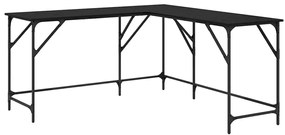 vidaXL Asztal Fekete tölgy 149 x 149 x 75 cm Faanyag