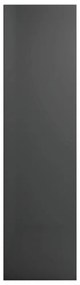 magasfényű szürke szerelt fa könyv-/TV-szekrény 36x30x114 cm
