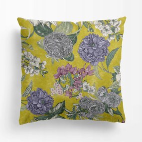 Dekorációs Párnahuzat Színes Virágokkal 40x60