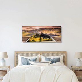 A táj egy könyvben képe (120x50 cm)