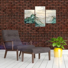 Kép - 3D tengeri absztrakció (90x60 cm)