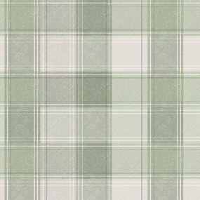 Arthouse Signature 2 Country Check zöld kockás papír tapéta – 922806