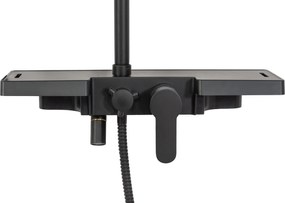 Rea Vigo - zuhanygarnitúra kifolyóval, fekete, REA-P7001