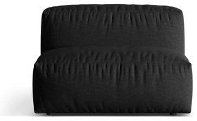 Fekete kanapé modul (középső rész) Martina – Micadoni Home