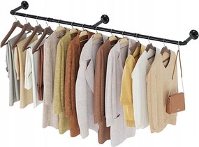 Ruhaakasztó Rúd Falra Szerelhető Szilárd 180CM