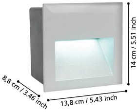 Eglo 95235 - LED Kültéri irányfény ZIMBA 1xLED/3,7W/230V