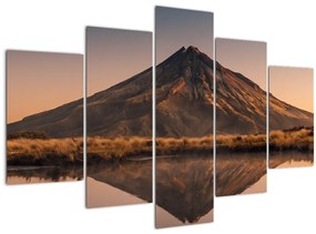 A Mount Taranaki visszaverődése, Új-Zéland (150x105 cm)
