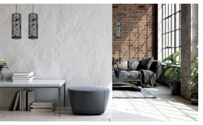 Csillár zsinóron AVALO 1xE27/60W/230V szürke/fekete