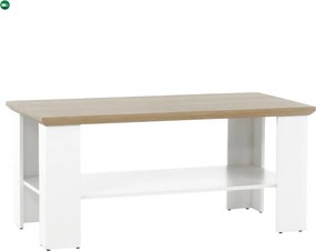Kisasztal MZ17, fehér/grand tölgy, LEON