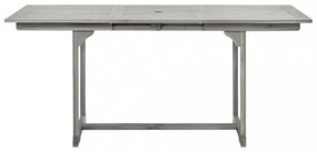 tömör akácfa kerti étkezőasztal (120-170) x 80 x 75 cm