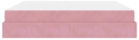 Ágykeret Rózsaszín 200 x 200 cm Bársony