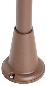 Ipari kültéri állólámpa rozsdabarna 100 cm IP44 - Charlois