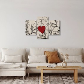 Kép - egy szerelmes pár (90x60 cm)