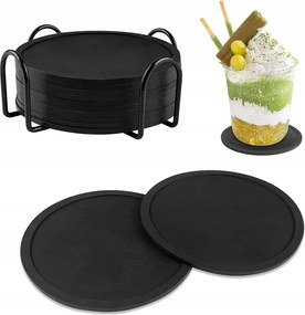 Szilikon Poháralátét Pohár Szett 12DB 10X10CM