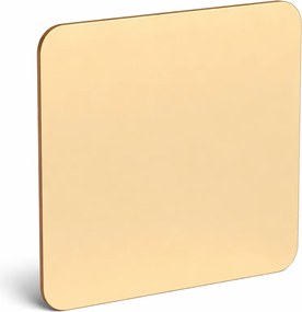 Akril tükör arany 2 mm, lekerekített négyzet, 30x30cm dekoráció,dísz