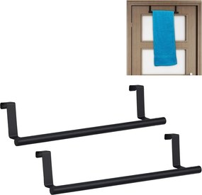 Acél törölközőtartó ajtóra 2 db