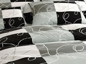 Krepp ágynemű KASPARO POLY szürke Ágyneműhuzat mérete: 70 x 90 cm | 140 x 200 cm