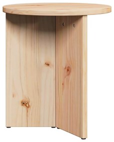 Dohányzóasztal 2 pcs Természetes 49 x 49 x 28 cm Tömör fenyőfa