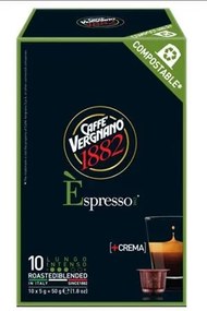 Kávékapszula, Nespresso&amp;reg; kompatibilis, 10 db, CAFFÉ VERGNANO Espresso Intenso (KHK1109)