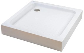 Almagro 90x90x13,5 cm szögletes, akril zuhanytálca szifonnal