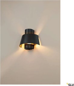 SLV 1007585 PHOTONI Modern Kültéri Fali Lámpa Fekete E27 IP55