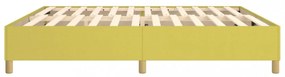 zöld szövet ágykeret matrac nélkül 200 x 200 cm