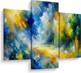 Kép - Absztrakt napos nap (90x60 cm)