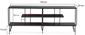 TV asztal/szekrény Elza (antracit). 1072656
