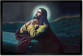 Poszterek keretben 60x40 Ima a kertben Jézus