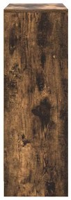 füstölt tölgy komód fiókokkal és ajtókkal 73x31x90 cm
