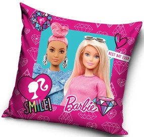 Barbie Smile párnahuzat 40x40 cm Velúr