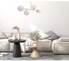 Csillár rúdon FIRA 4xE27/60W/230V arany