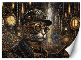 Fotótapéta, Steampunk macska - 400x280