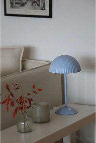 Kék fém asztali lámpa fém búrával (magasság 33,5 cm) Zin – Markslöjd