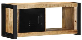 TV szekrény 80x30x35 cm tömör durva fa Mango