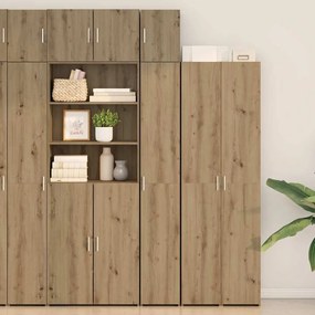Karcsú tárolószekrény kézműves tölgy 30 x 42.5 x 225 cm Faanyag