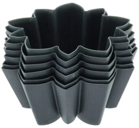 Szilikon sütőforma szett muffinhoz, 6 db-os ø 7 cm Flower – Blomsterbergs