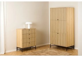OLIVIA fiókos komód, tölgy