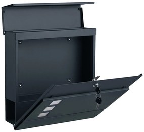 Postaláda újságtartóval