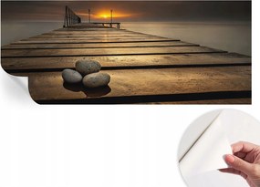 Modern öntapadós fotótapéta falra Naplemente 250x104 cm