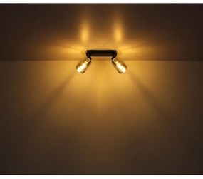 Globo 15465-2 - Spotlámpa HADERA 2xE27/15W/230V