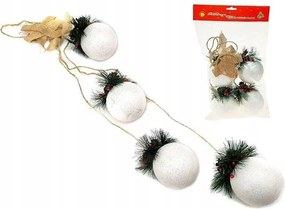 Karåcsonyi dekoråció gömbökkel 70cm